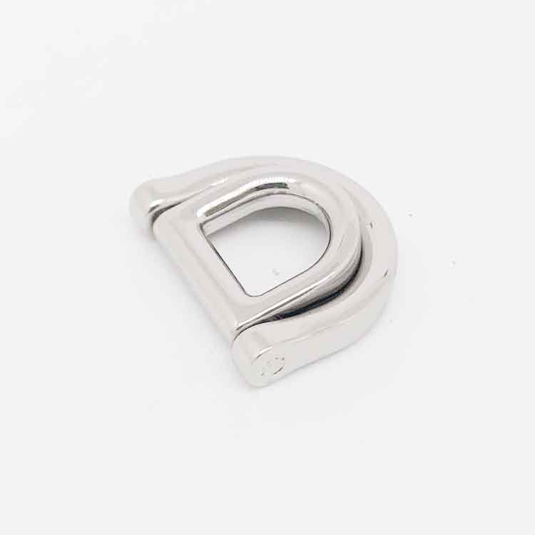 Accessories Buckles Ring Metal Ring Buckle Bag Connector Strap Dog Chain D ring buckle Hardware