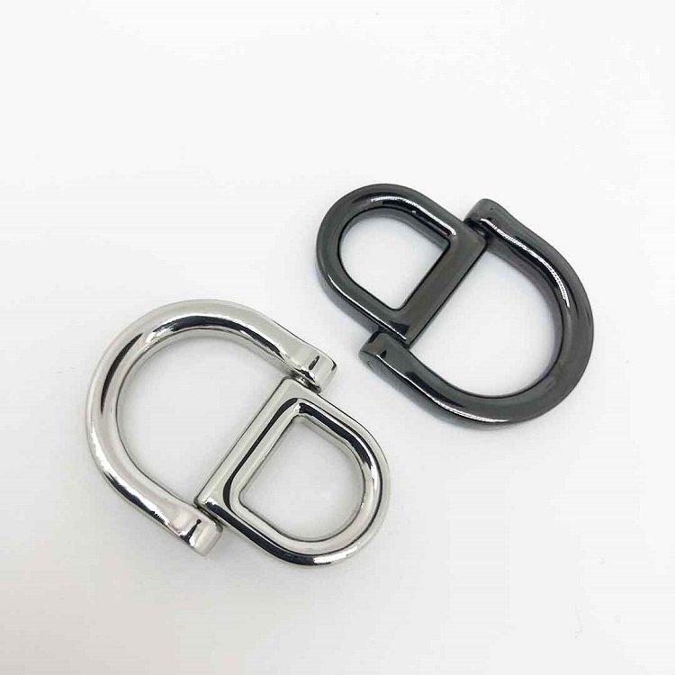 Accessories Buckles Ring Metal Ring Buckle Bag Connector Strap Dog Chain D ring buckle Hardware