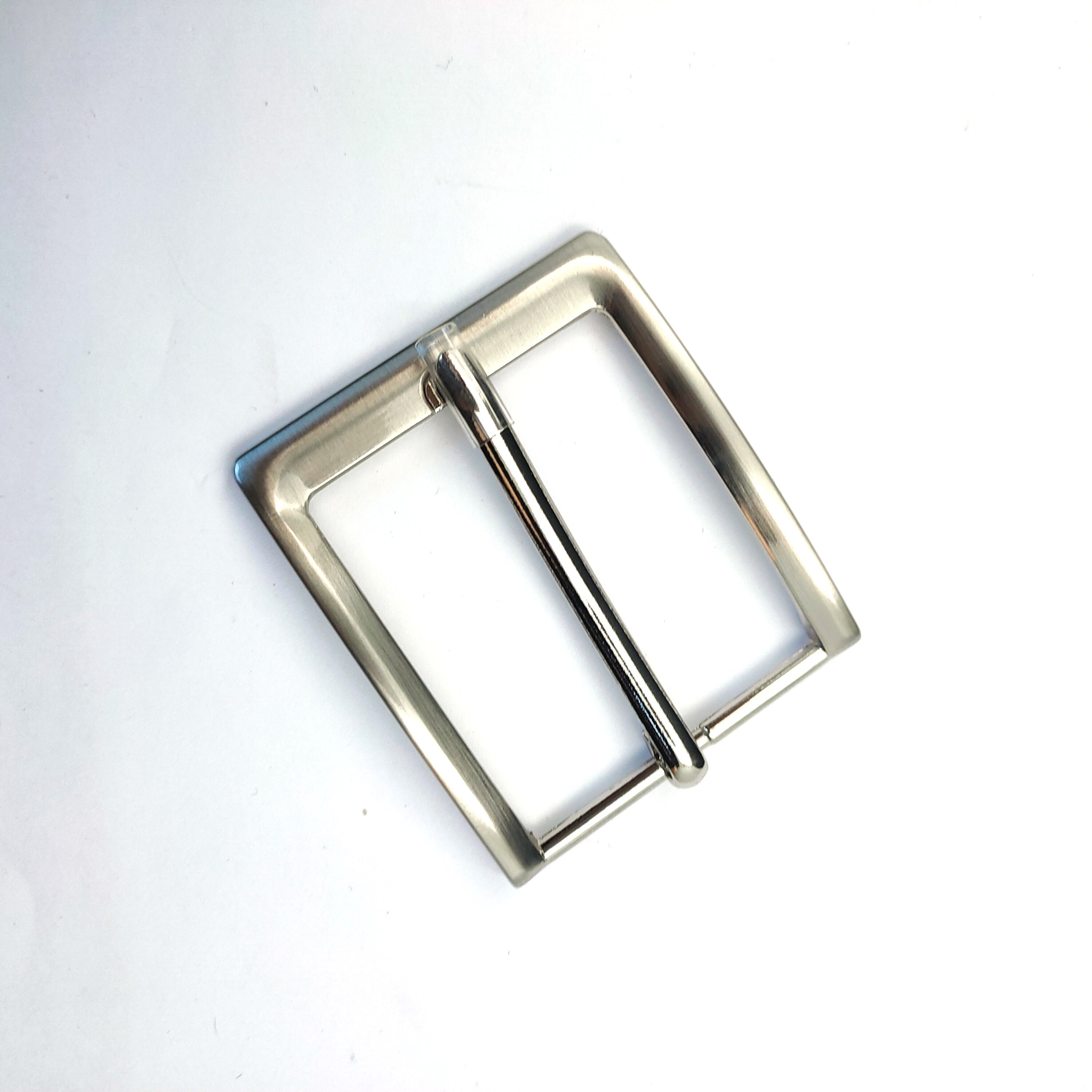 40mm New Style Hanging Plating Classic Stock Belt Buckle Bulk Belts Metal Zinc Alloy Single Prong Simple Pin Leather Buckle