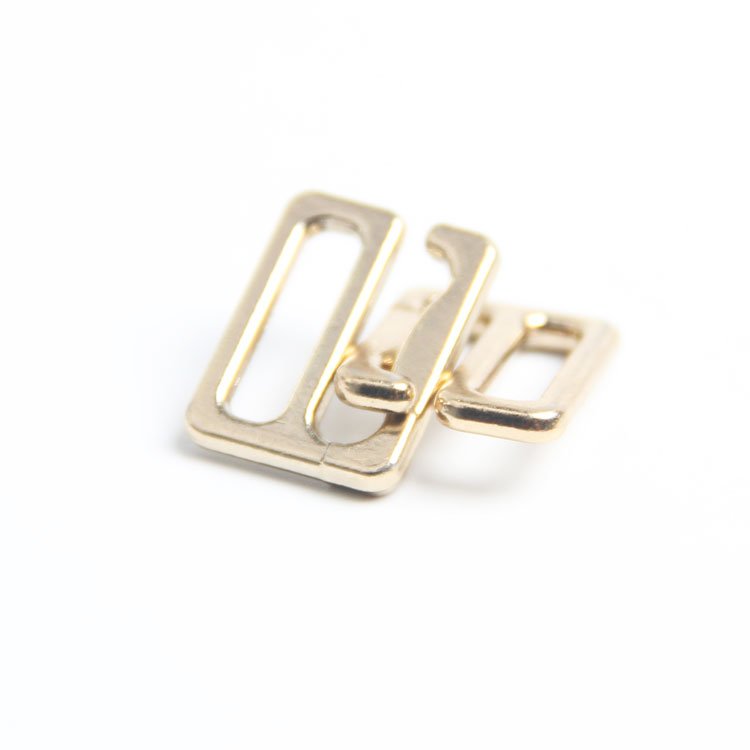 Wholesale high quality golden color metal O rings and bra adjustable buckles for underwear accessories