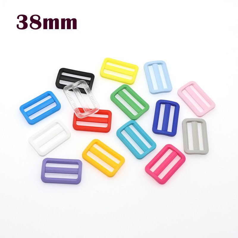 Adjuster Tri-glide Buckle 38 mm Plastic Adjustable Buckle Custom POM Tri-glide Buckle