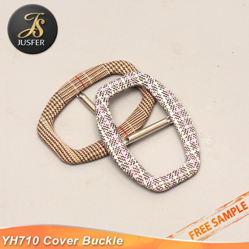 Egg shaped coat buckle 20mm cloth covered belt buckle fabric buckle