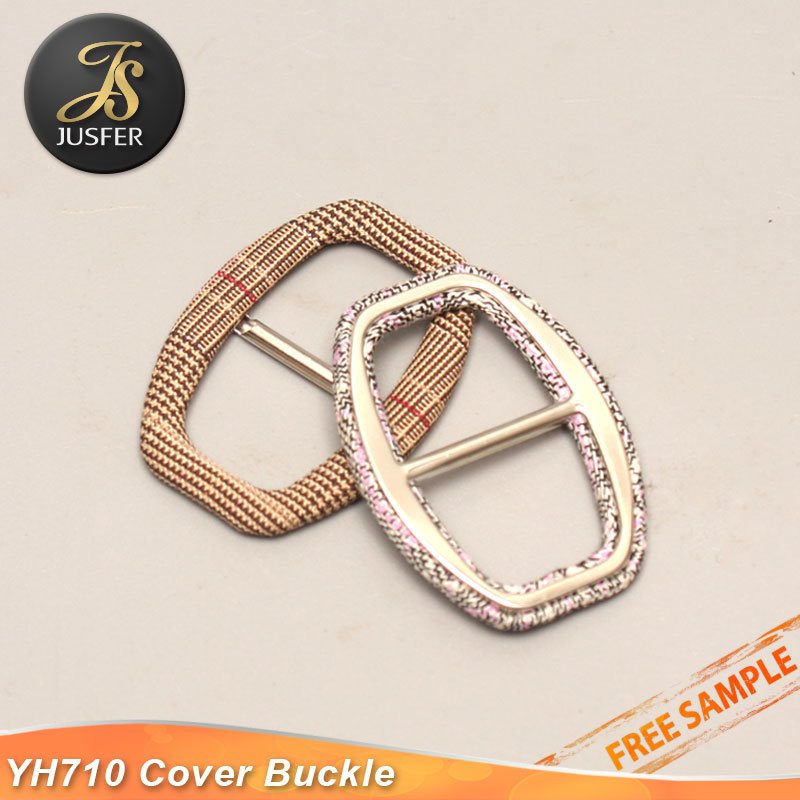 Egg shaped coat buckle 20mm cloth covered belt buckle fabric buckle
