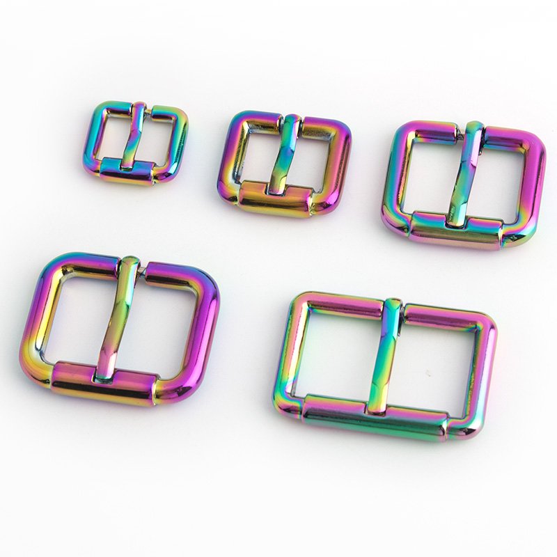 12mm 20mm 25mm 32mm 38mm 2023 Custom Metal Exclusive Double Single Bar Roller Con Pin Buckle Belt Pin Buckle For Bag
