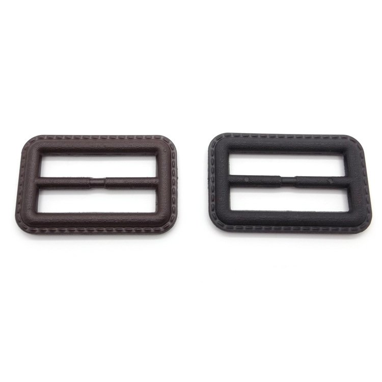 Rectangular Brown Black Cover Buckle Custom Waterproof Genuine Leather Covered Belt Buckles