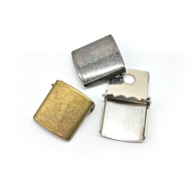 Wholesale Low Price Baseball Cap Adjustable Metal Buckle Vintage Slide Clasp High Quality Tail Clips Hat Buckle China Supplier