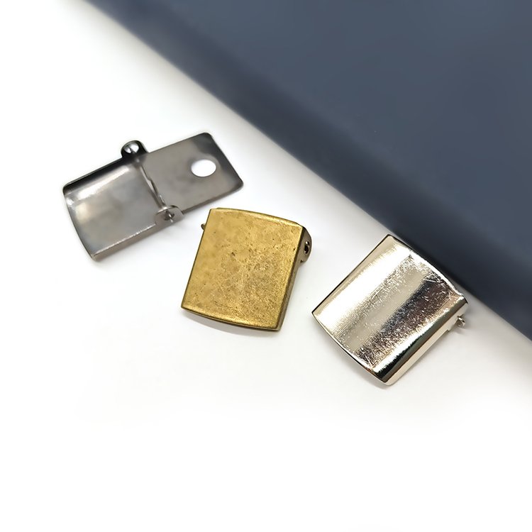 Wholesale Low Price Baseball Cap Adjustable Metal Buckle Vintage Slide Clasp High Quality Tail Clips Hat Buckle China Supplier