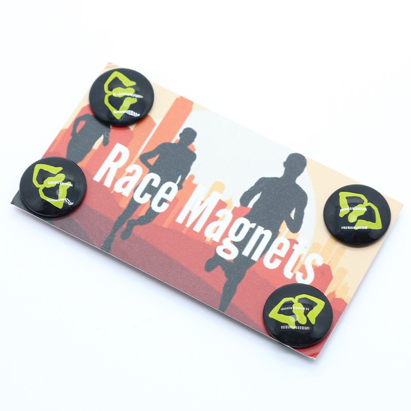 Factory Wholesale Multiple Colors Custom Logo Running Number Bib Clip Buckle Marathon Number Buttons Magnets Fastener