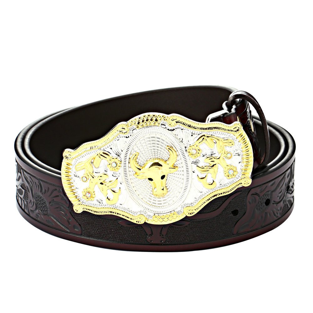 Factory Direct Belt Buckle Custom Vintage Western Cowboy Belt Buckle cowboy horse head bull head youth fashion belt buckle