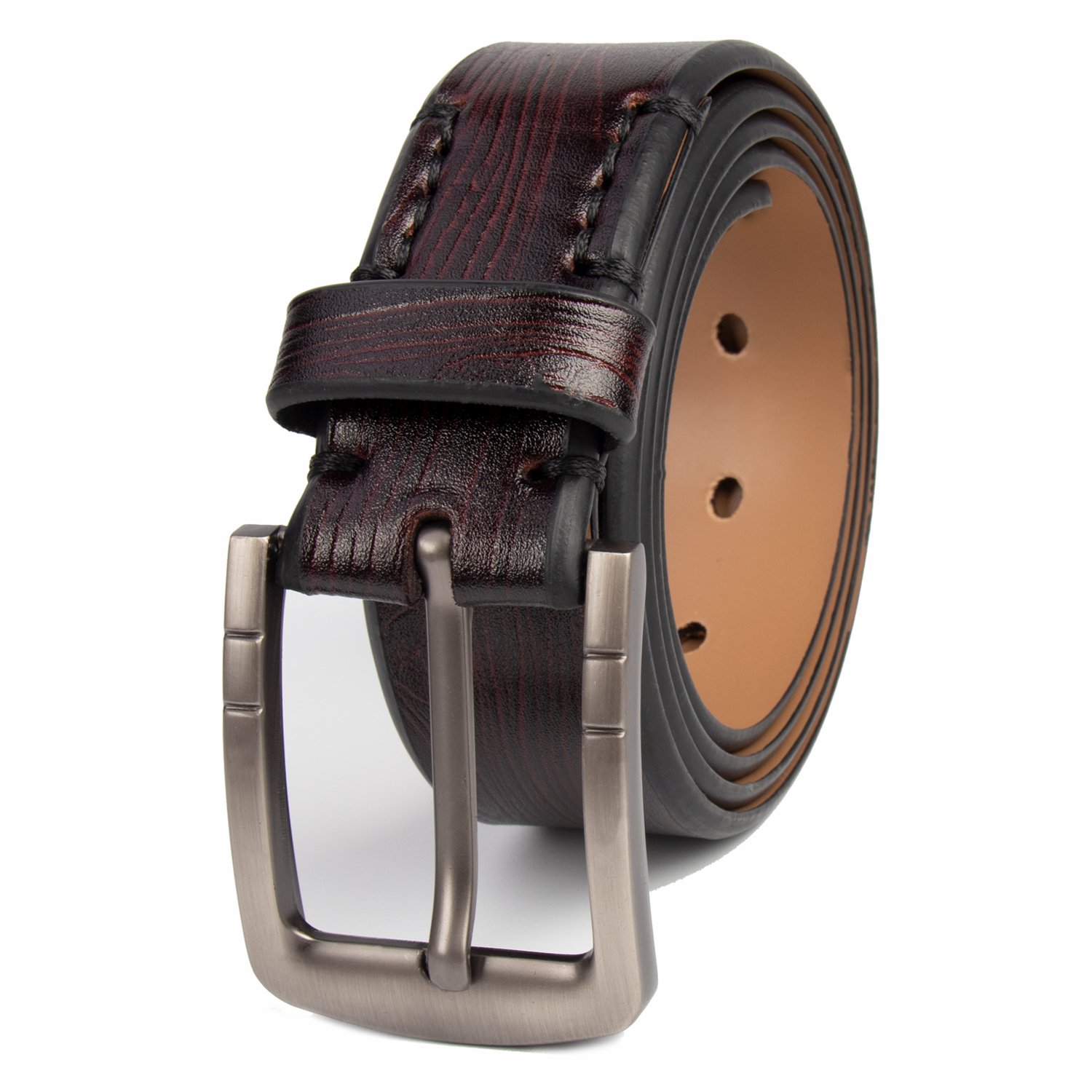New Men's Needle Buckle Belt Fashion Classic Men's Leather Belt Customizable