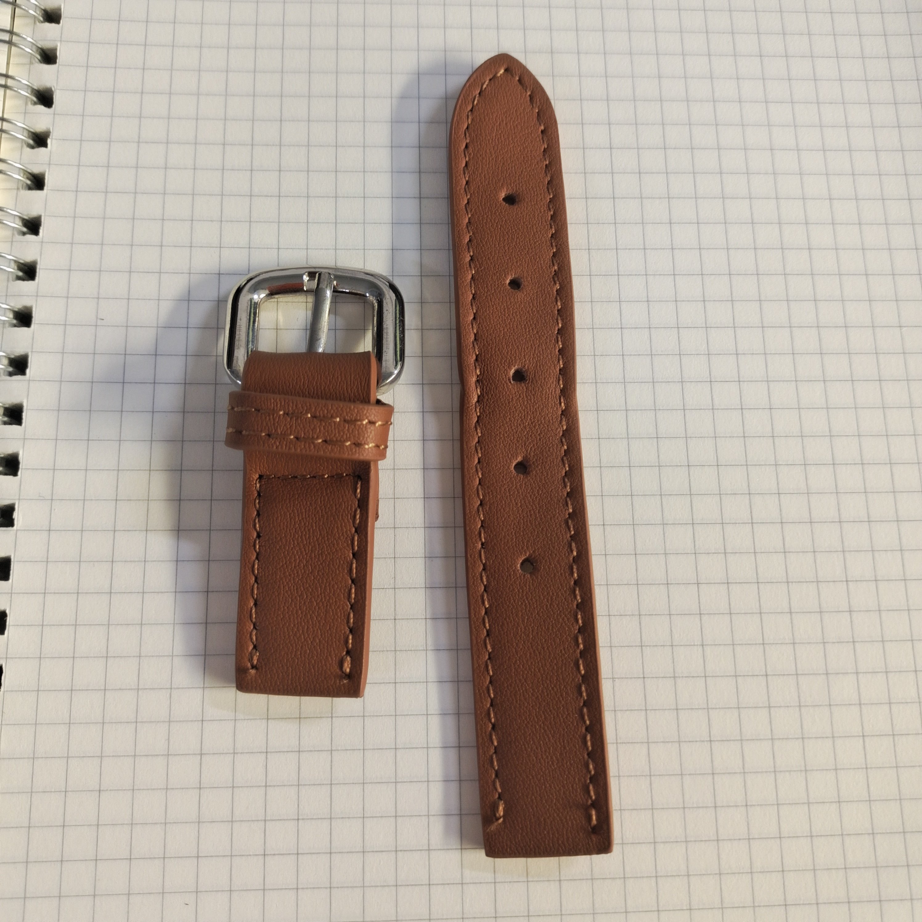 DWDP-LS02 Quality Leather Strap with buckle fasteners for baseball 5-Panel caps hats