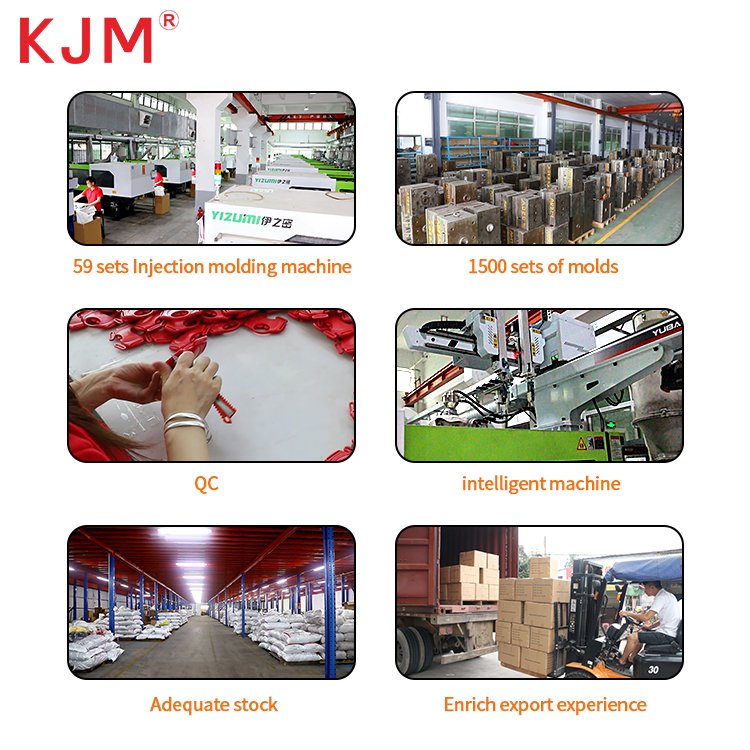 KJM Wholesale dual loop plastic 1 inch strap pom recycled plastic tri-glide buckle for backpack accessories