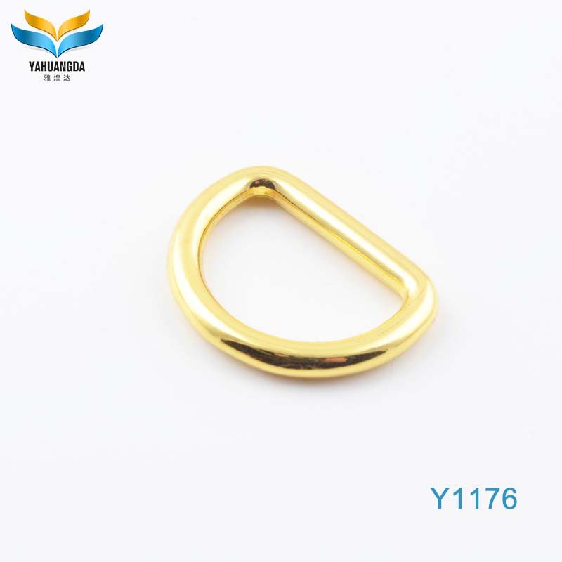 new product Handbag Accessories Large Bulk Metal D Ring zinc alloy die casting buckle