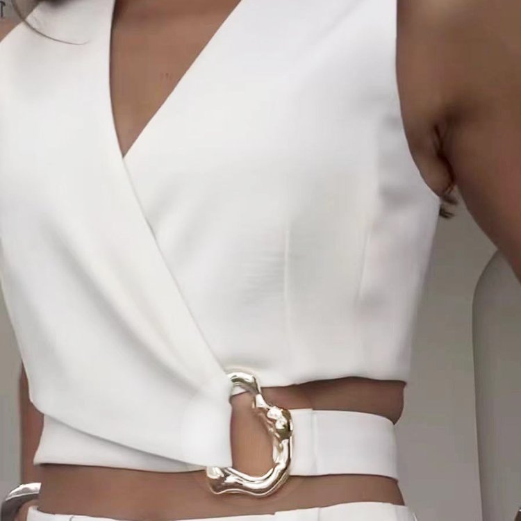 Custom Newest Designer Metal Zinc Alloy Tri-Glide Ring Ladies Garment Straps Buckle 30mm Luxuriant Gold Belt Buckle For Women