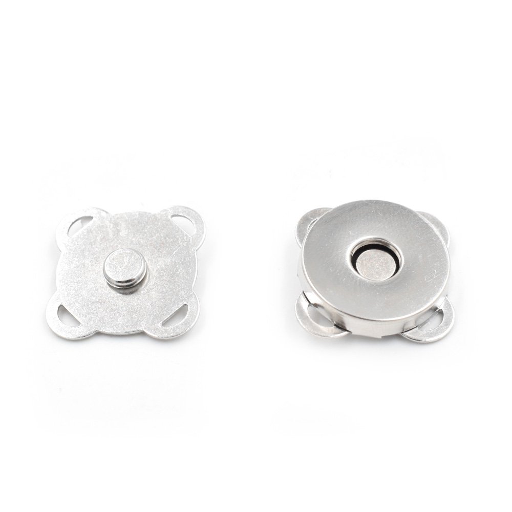 14/18 MM Snap Fastener Magnetic Button Strong Clasp Plum Blossom Shape Buttons Magnet Buckle Leather Rivets