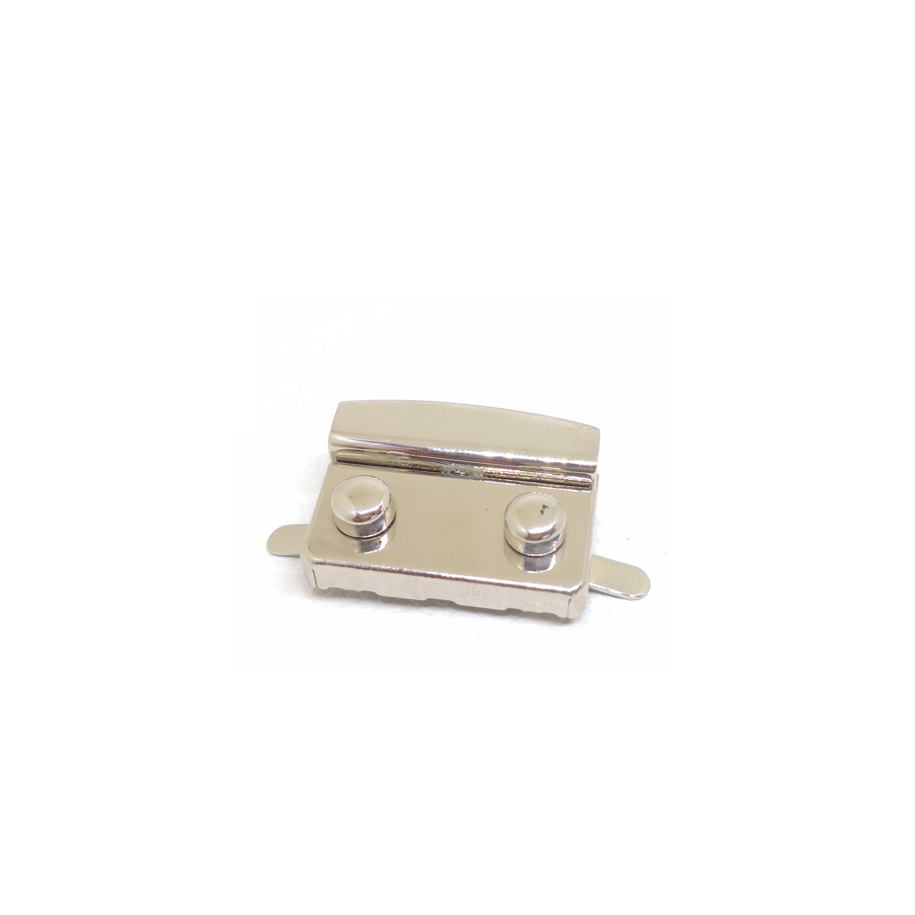 Leather Fabric Bag Accessories Handbag Parts Square Rectangular Lock Metal Bag Buckle