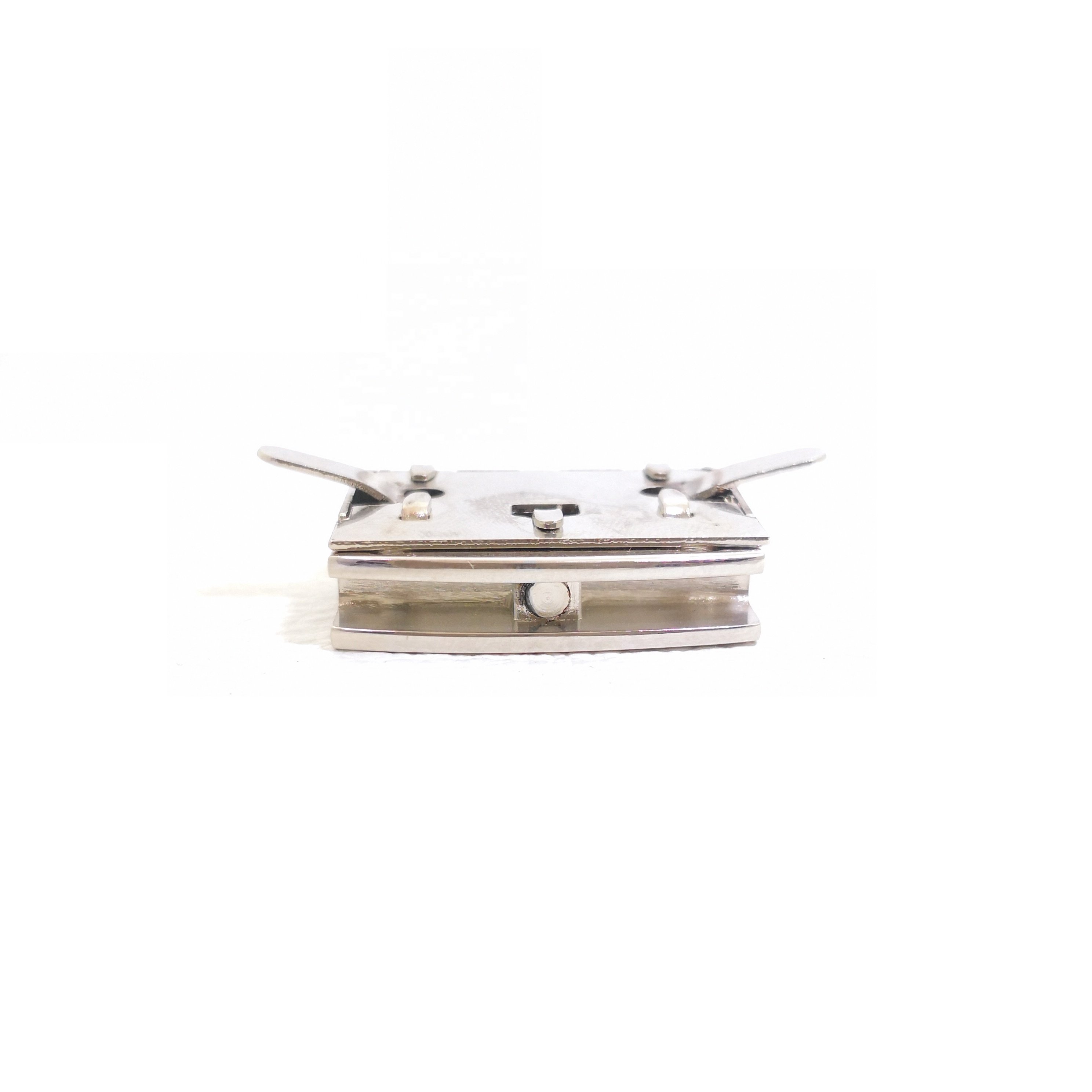 Leather Fabric Bag Accessories Handbag Parts Square Rectangular Lock Metal Bag Buckle