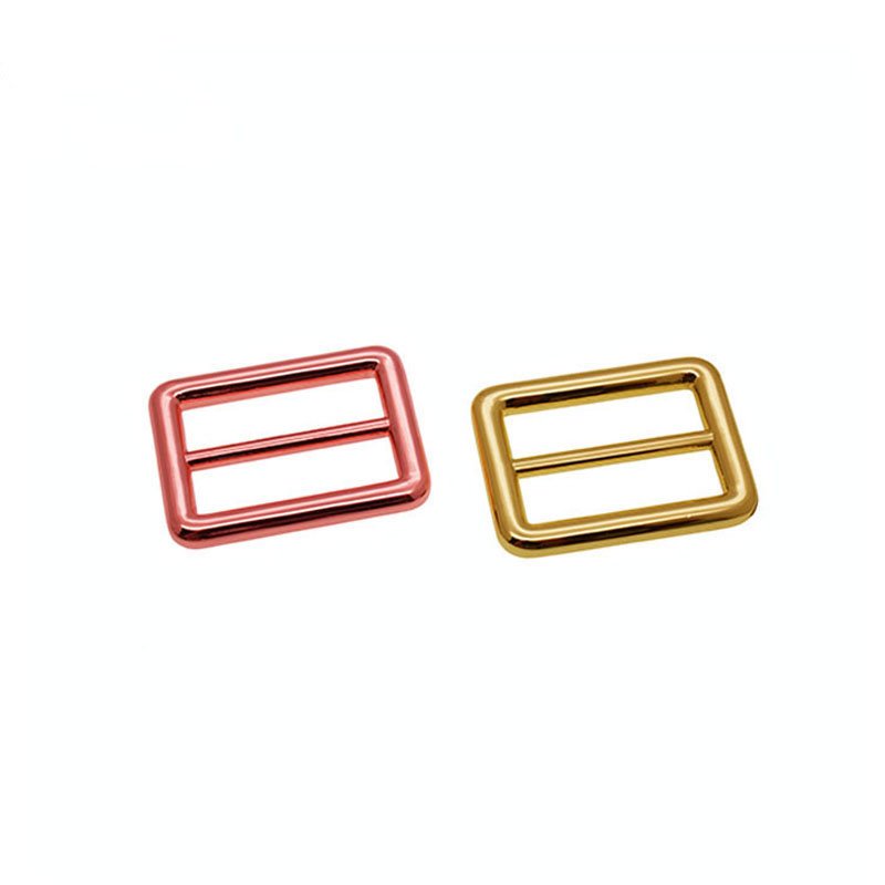NICE Hot selling logo design zinc alloy metal buckles wholesale Tri-Glide buckles for custom handbag accessories