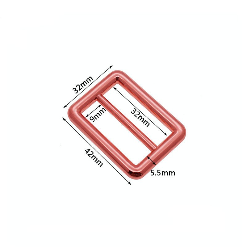 NICE Hot selling logo design zinc alloy metal buckles wholesale Tri-Glide buckles for custom handbag accessories