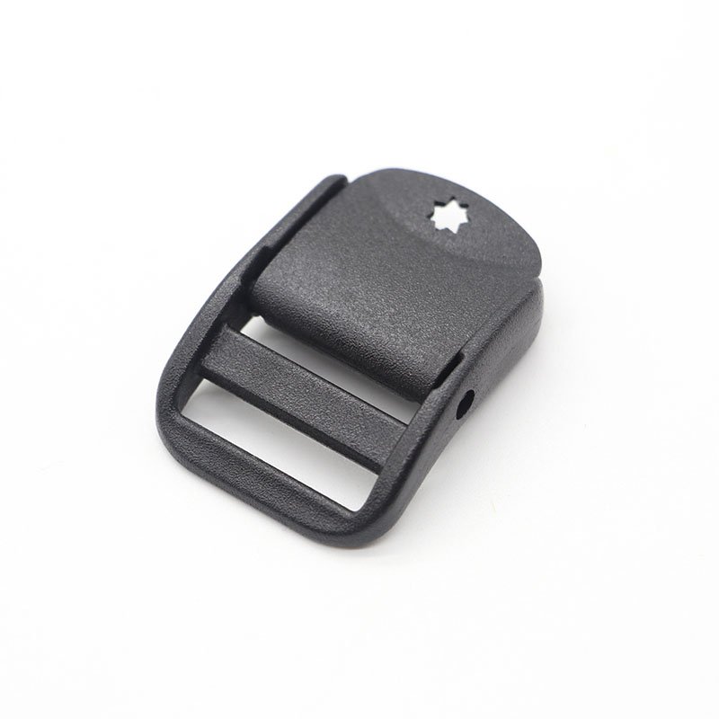 Factory Price 25mm Plastic Webbing Slider Buckles Black Ladder Adjustable Release Buckles for Backpack POM Accessory