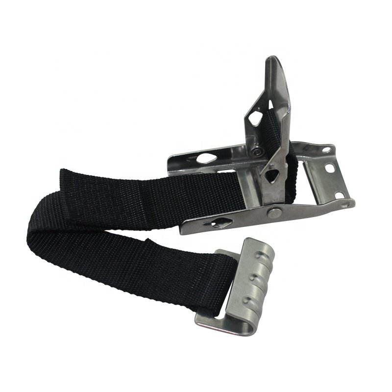 2" 700KG stainless steel Strap overcentre buckle With Flat Hook