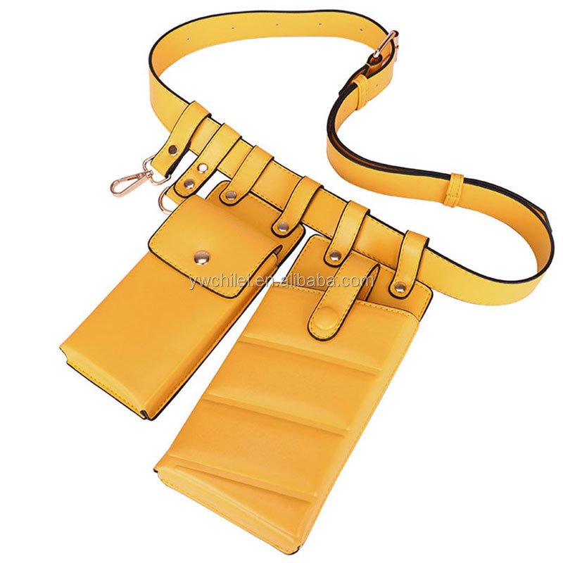 Women's Fashion pu leather Waist Bag Buckle Belt