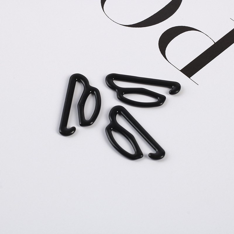 matte white black good quality nylon mommy buckle nylon Plastic nursing bra clips bulk belt buckles