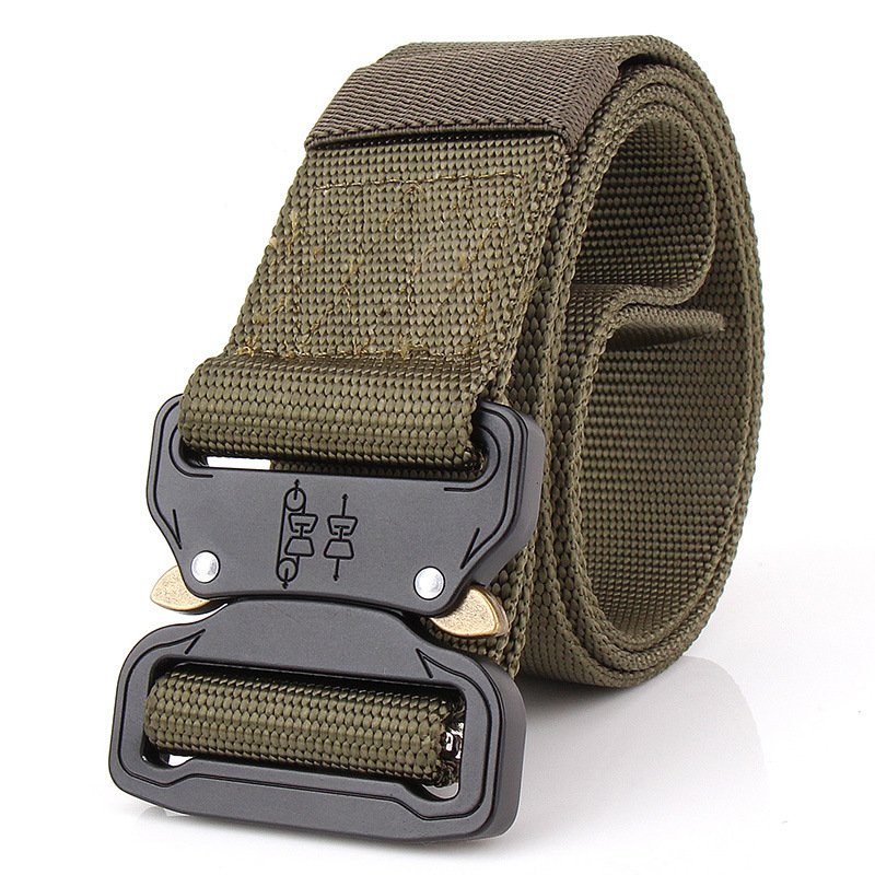 45mm Men's Tactical Belt with V rings Utility Web Nylon Novelty Work Belt for Men V-ring Rigger Belt