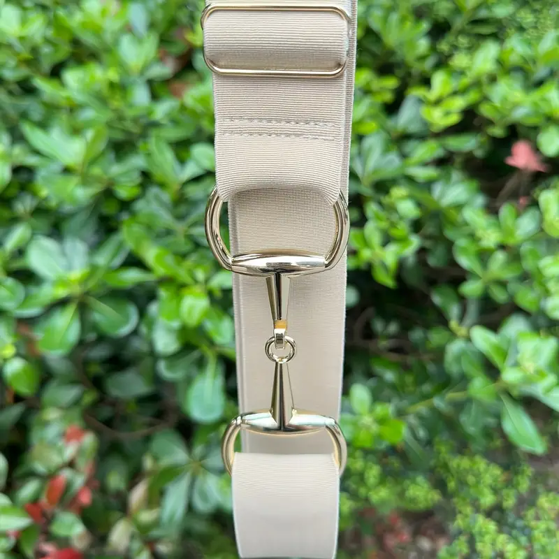 Solid Color 1.5inch Equestrian Belt Alloy Snaffle Bit Buckle