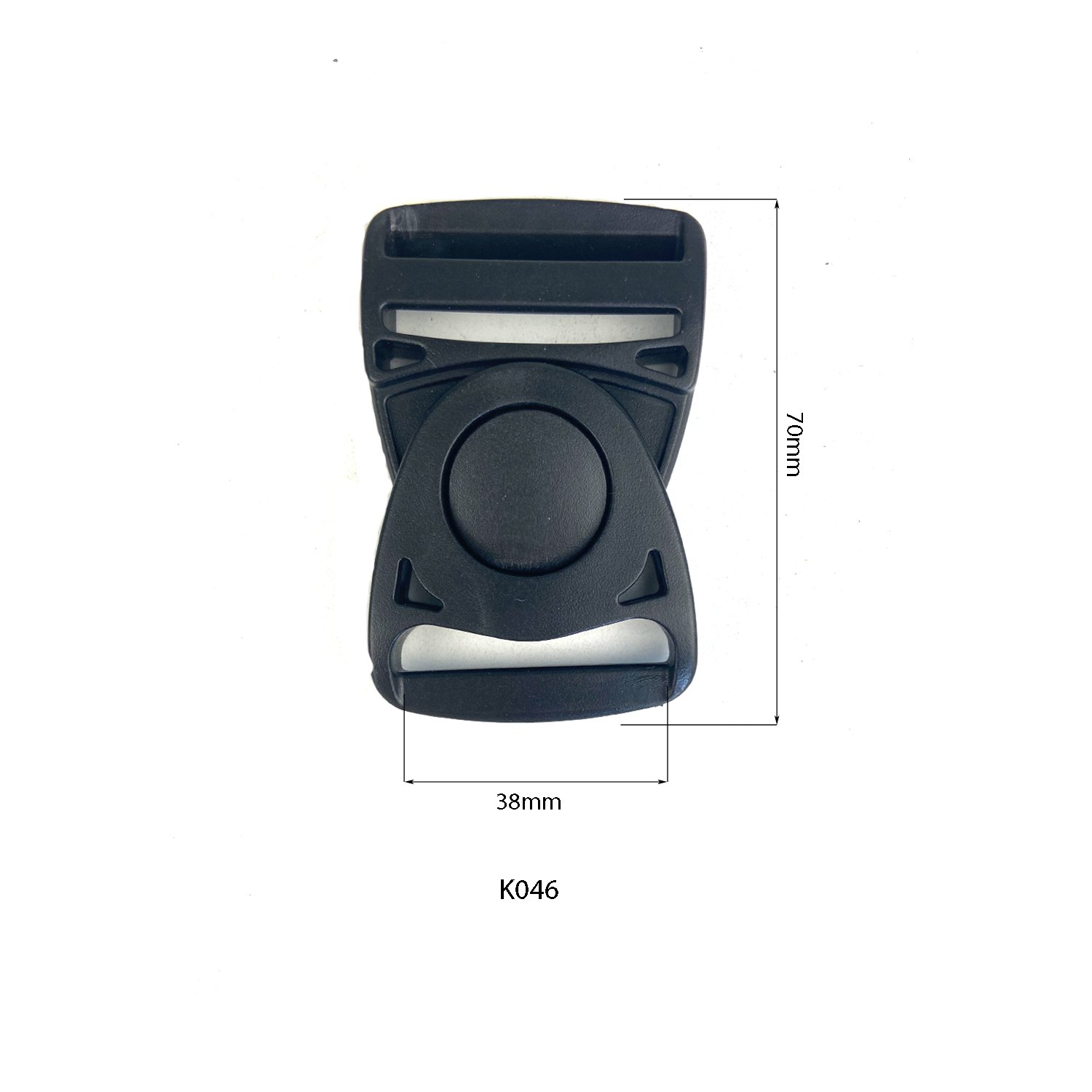 Plastic Side Release Center Buckles Swing Head Swivel style Backpack Straps Webbing 38mm Bag Accessories Parts