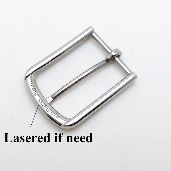 Customizable 35mm Stainless Steel Western Style Belt Buckle with Logo Pin Buckle Durable and Stylish Genre Belt Buckles