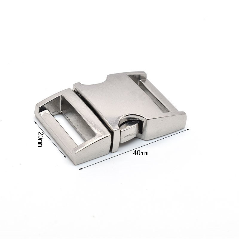 1 Inch Adjustable Metal Side Release Buckles Dog Collar Bags Outdoor Safety Belt Webbing Accessories