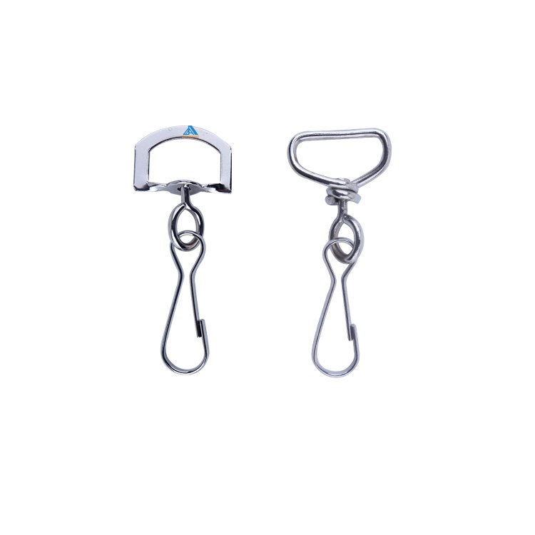 Factory Direct Supply Metal Buckle Clip Polyester Lanyard Accessories Lanyard Hook G hook Lobster hook