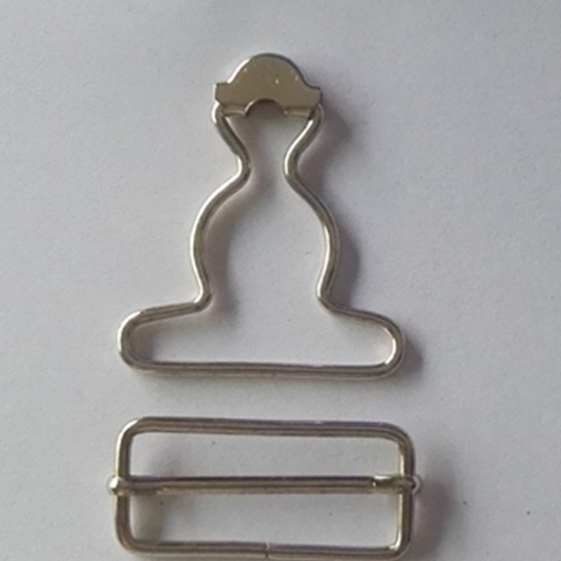 China Factory Custom Antique Brass 1.5 Inch Gourd Shape Metal Snap Button Pin Buckle Suspender Hook
