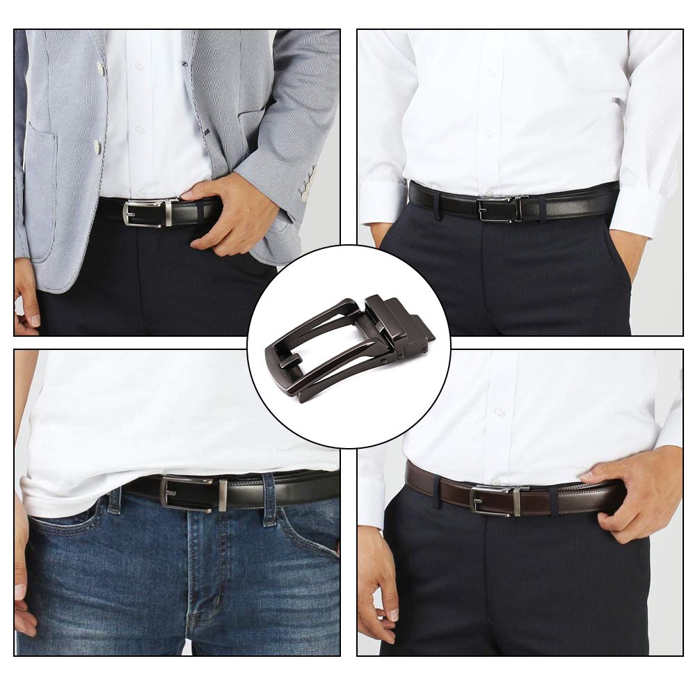 Custom Logo Metal Western and Seat Leather Shoe Bag Accessories Tactical Belt Buckle Automatic Cowboy Gun Belt Buckle