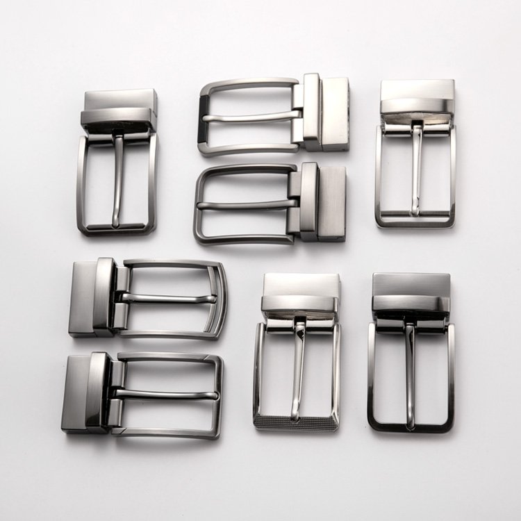 Reversible pin buckle belt buckles leather pin belt buckle metal custom belt accessories