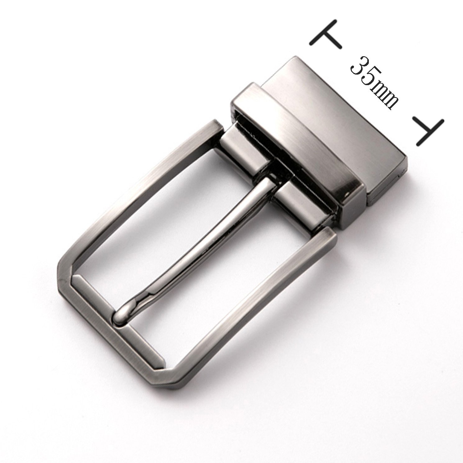 Reversible pin buckle belt buckles leather pin belt buckle metal custom belt accessories