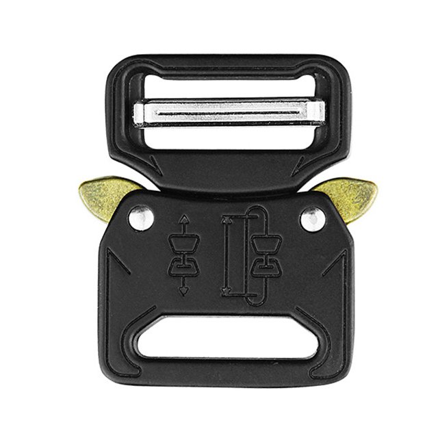 27mm Metal Buckle Adjustable No-Sew Tactical Heavy Duty Belt Buckle 1inch Quick Release Buckle Replacement