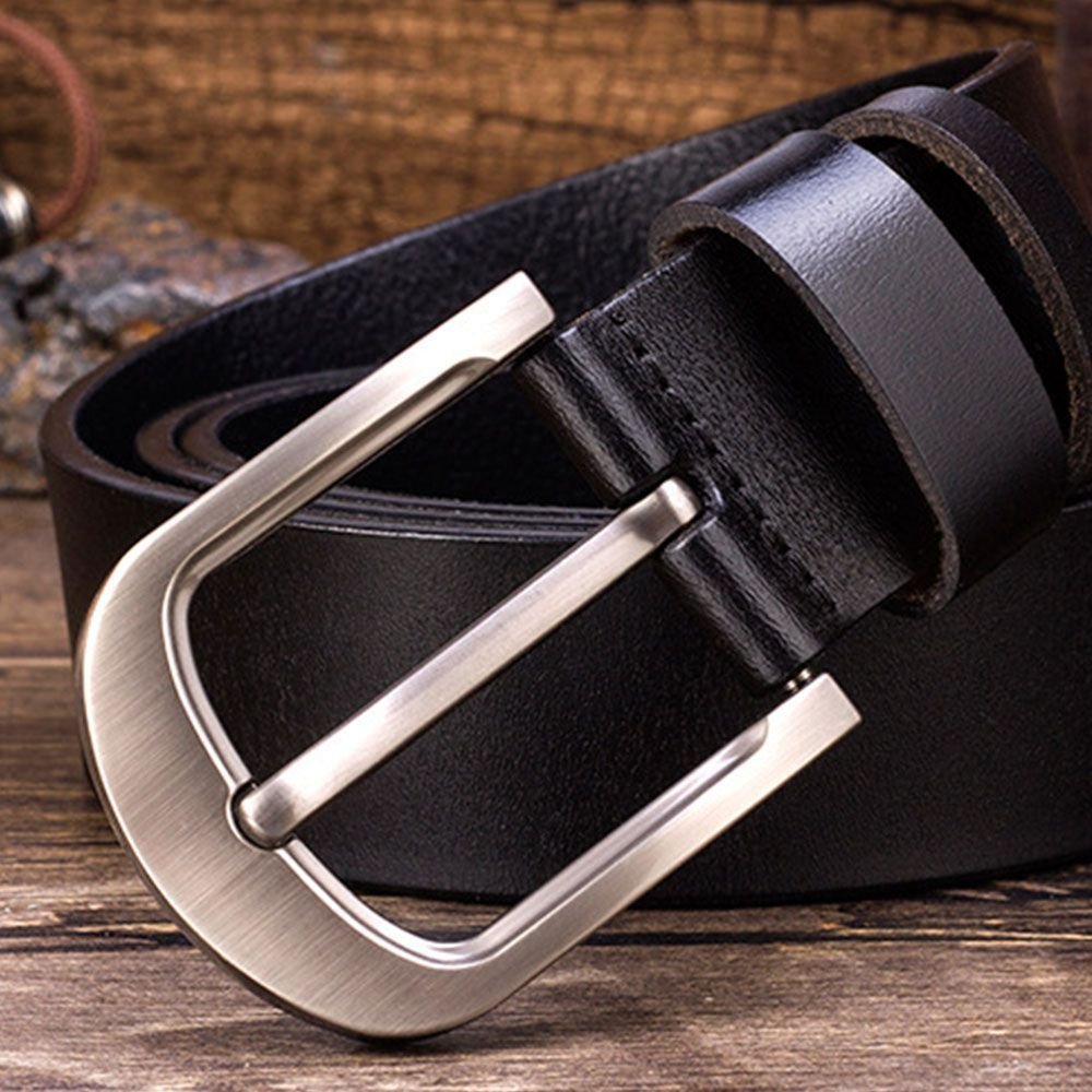 Brussels Sports Buckle Belt Genuine Cow Leather Belt for Men Real Leather Belts OEM Customized Logo Hide Accept