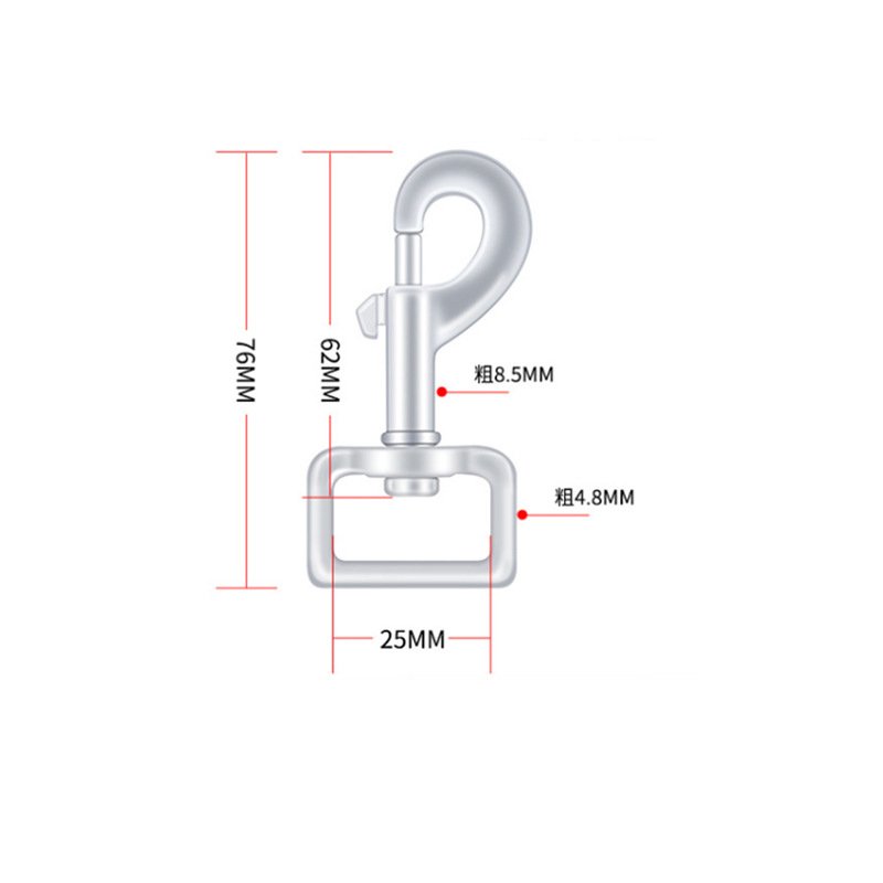 Dog Buckle Zinc Alloy Factory Price Dog Collar Buckle With Lock And Metal Swivel Snap hook for dog leash