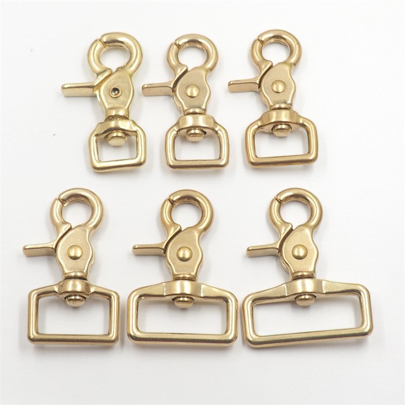 DWDP- 5015B High quality solid brass swivel trigger snap hook for Pet Buckle Clip Clasp Dog