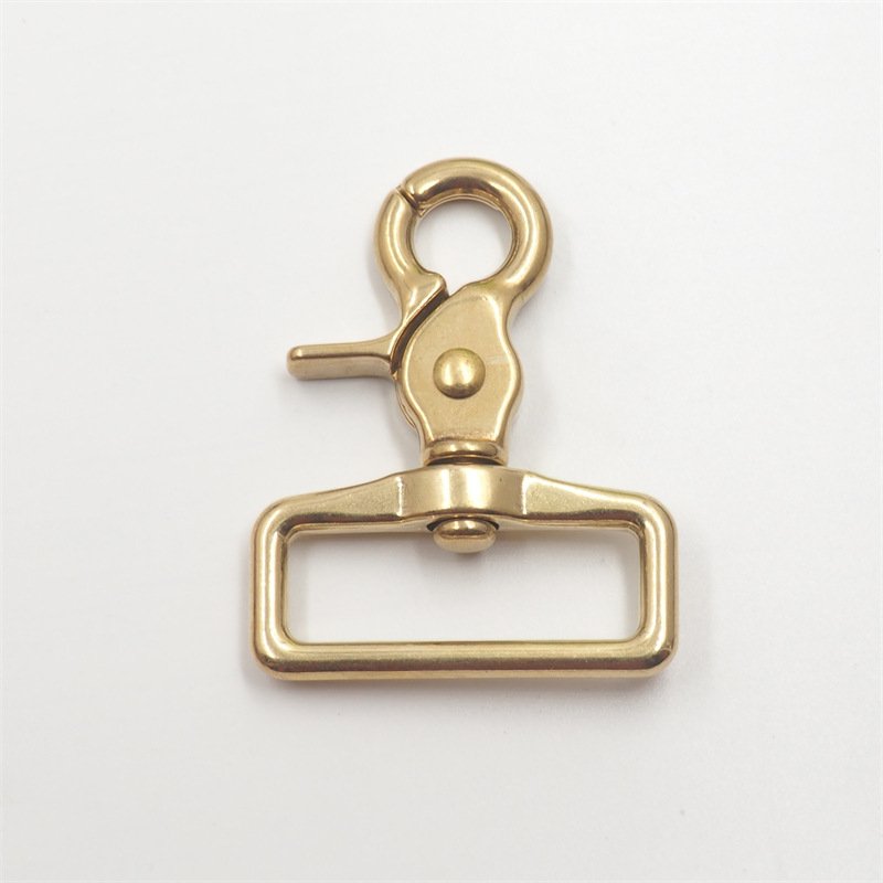 DWDP- 5015B High quality solid brass swivel trigger snap hook for Pet Buckle Clip Clasp Dog