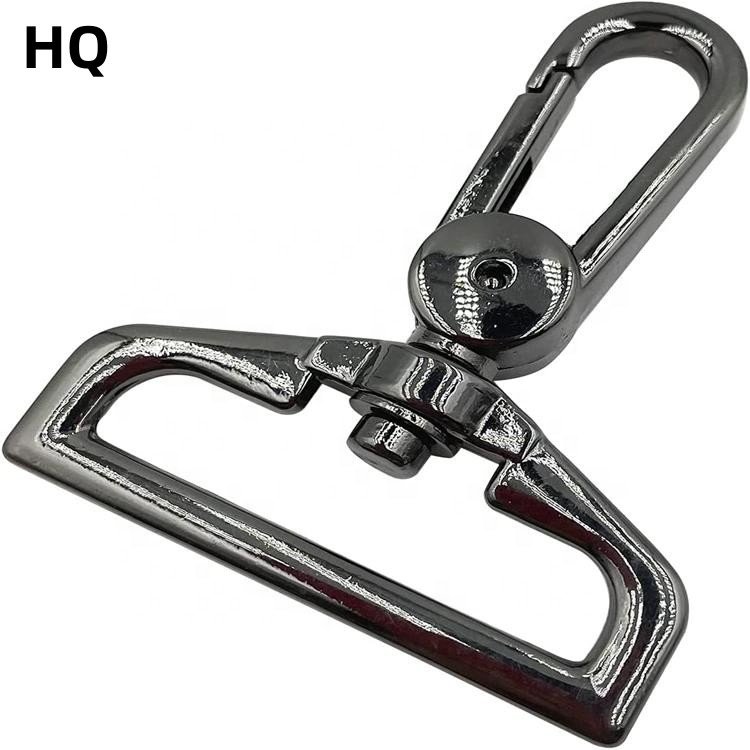 High quality Zinc Alloy Dog Collar Swivel Snap Hook Buckle Metal Carabiner side release metal buckle