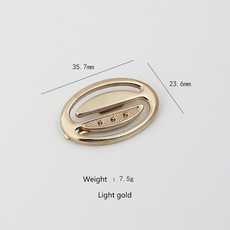 Clothing Shoes Hardware Trademark Leather Bag Decoration Metal Buckle Alphabetic Nameplate