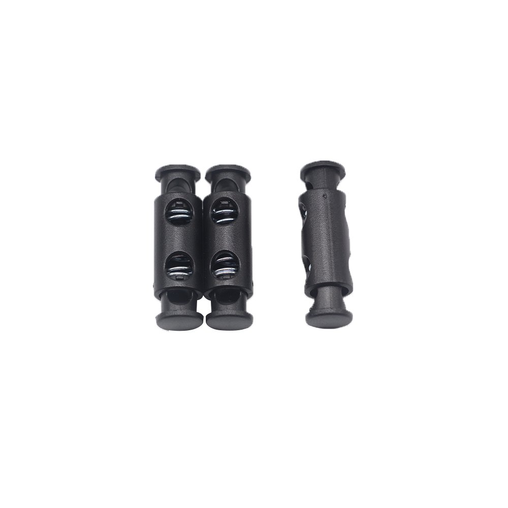 Factory-issued Double Hole Elastic Cord Lock Plastic Stopper Toggle Buckle Webbing Bag Luggage Handbags Hook Clip Toggle Better