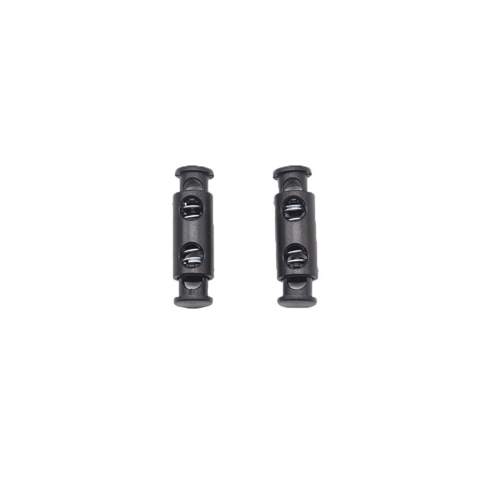 Factory-issued Double Hole Elastic Cord Lock Plastic Stopper Toggle Buckle Webbing Bag Luggage Handbags Hook Clip Toggle Better