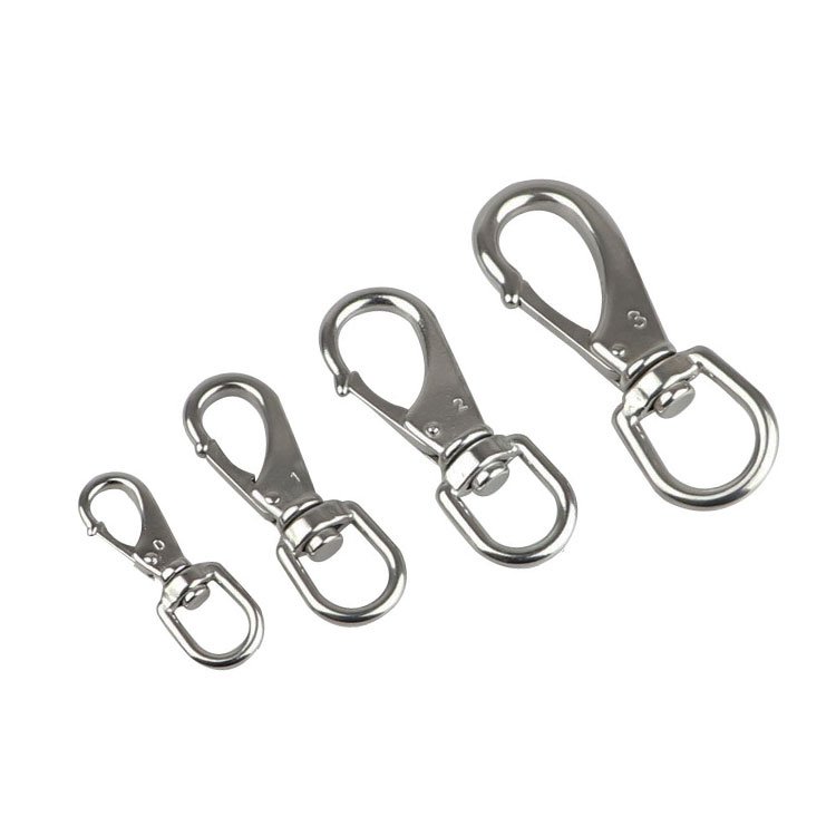 Metal Spring Clasp Clip Buckle Hook Lobster Swivel Snap Hook for Dog Leash Chain