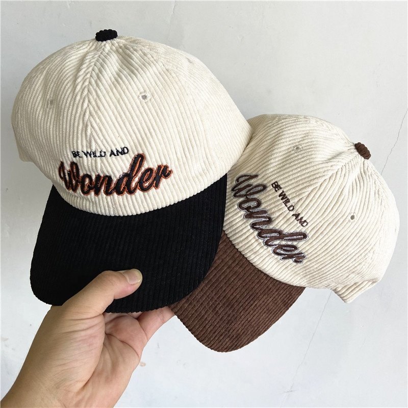 Custom Buckle Hat,Corduroy Dad Hat Women And Mens, Baseball Cap Dad hat Custom Embroidery Logo