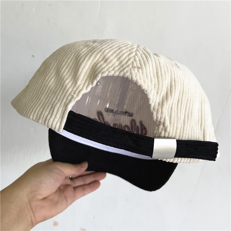 Custom Buckle Hat,Corduroy Dad Hat Women And Mens, Baseball Cap Dad hat Custom Embroidery Logo