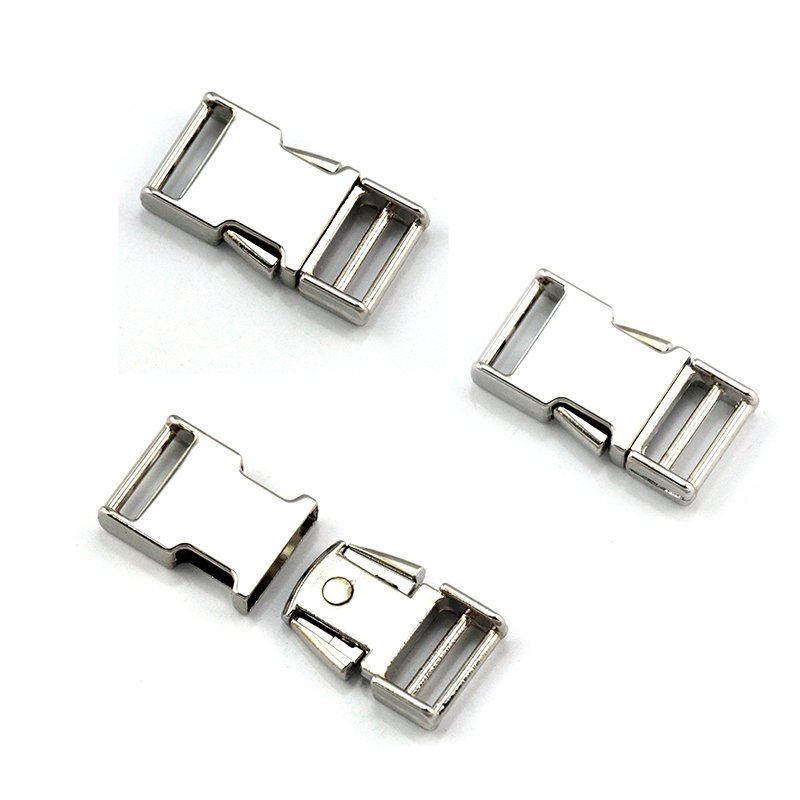 4850 Zinc Alloy Quick Release Buckle Galvanized Iron Pipe Metal Side Release Buckle Seat Belt Buckle Clip Bag Parts Accessories